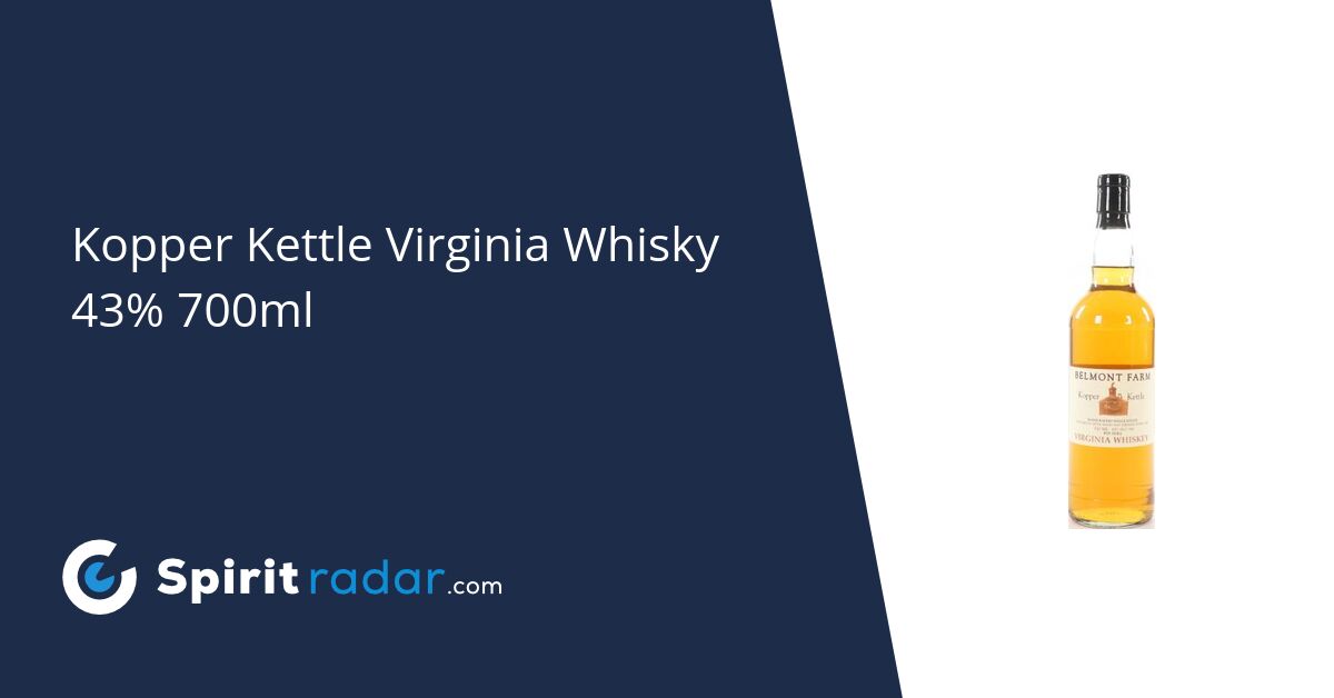 Kopper Kettle Virginia Whisky 43% 700ml - Spirit Radar