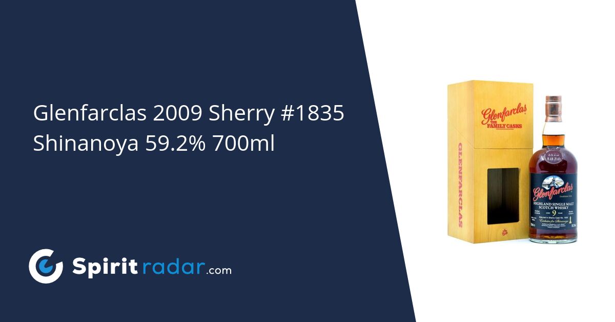 Glenfarclas 2009 Sherry #1835 Shinanoya 59.2% 700ml - Spirit
