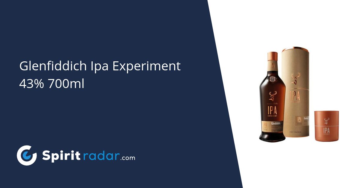 Glenfiddich Ipa Experiment India Pale Ale Cask Finish 43 700ml