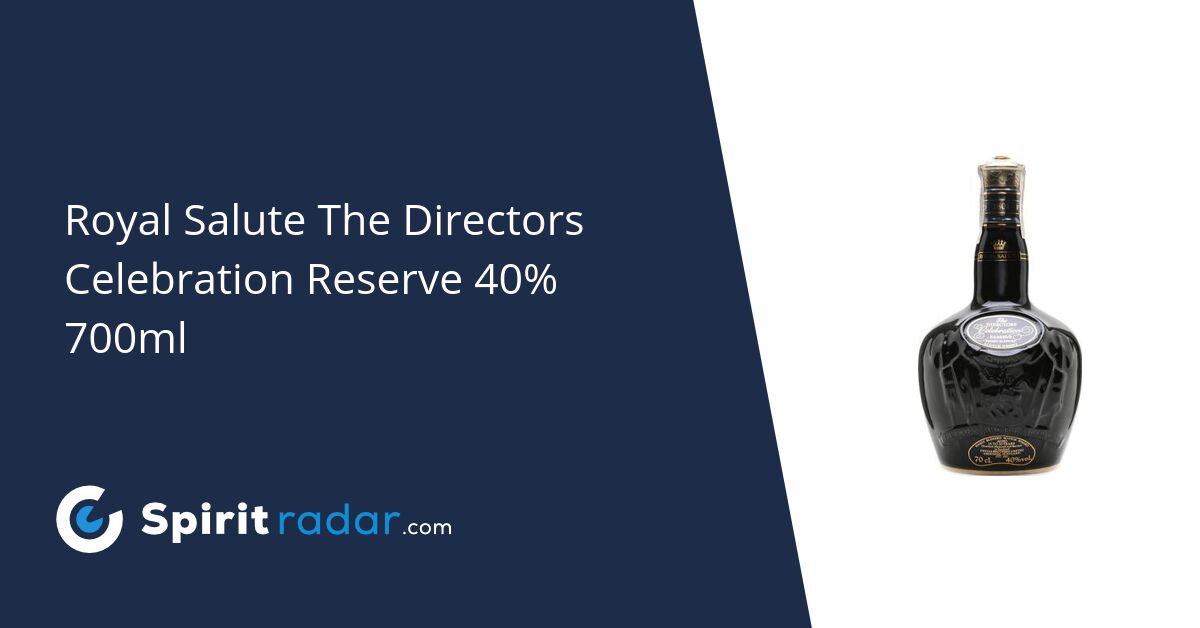 ウイスキー  Salute The Director's Celebration ROYAL SALUTE DIRECTORS CELEBRATION RESERVE 70CL - CLUB MALT