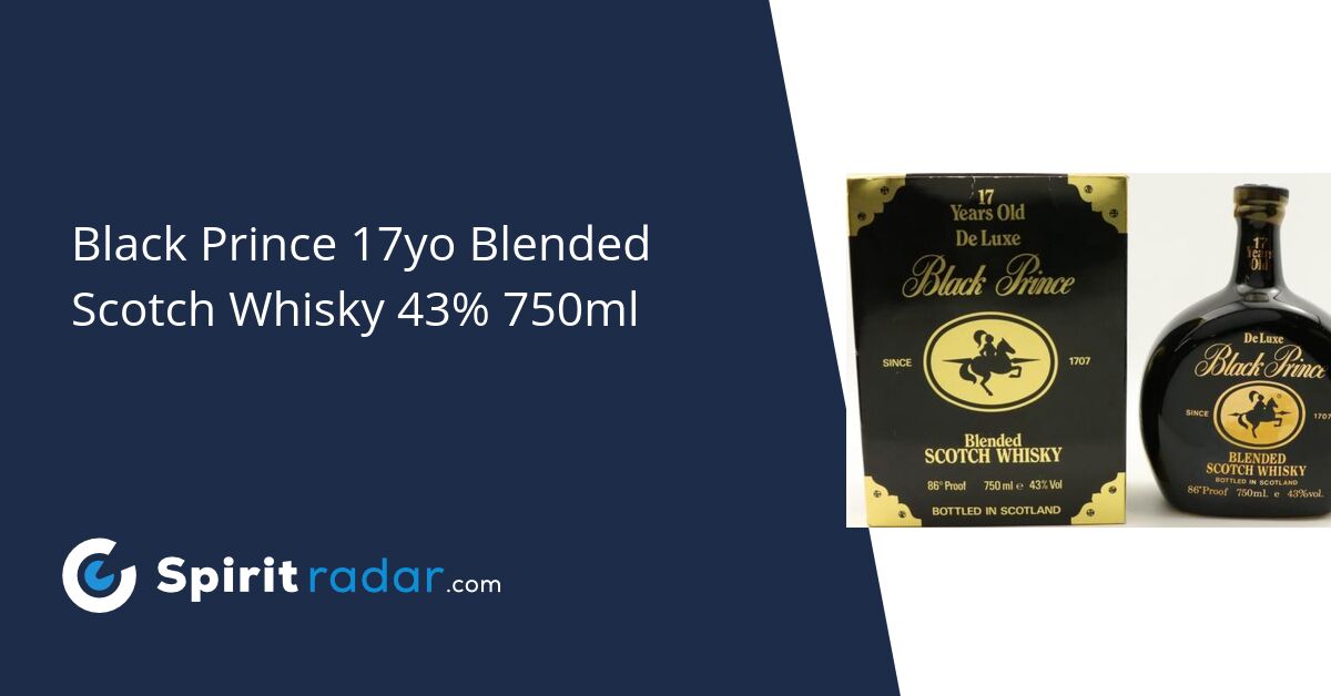 楽天市場】ブラックプリンスBlack Prince 12 Year Old43%vol