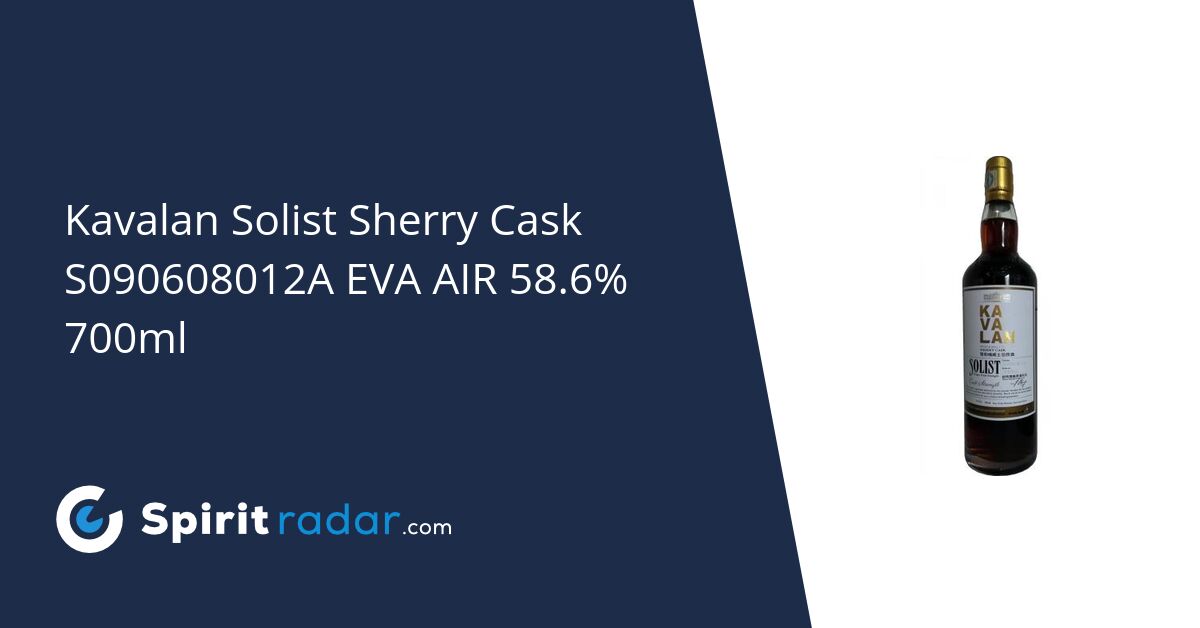 Kavalan Solist Sherry Cask S090608012A EVA AIR 58.6% 700ml