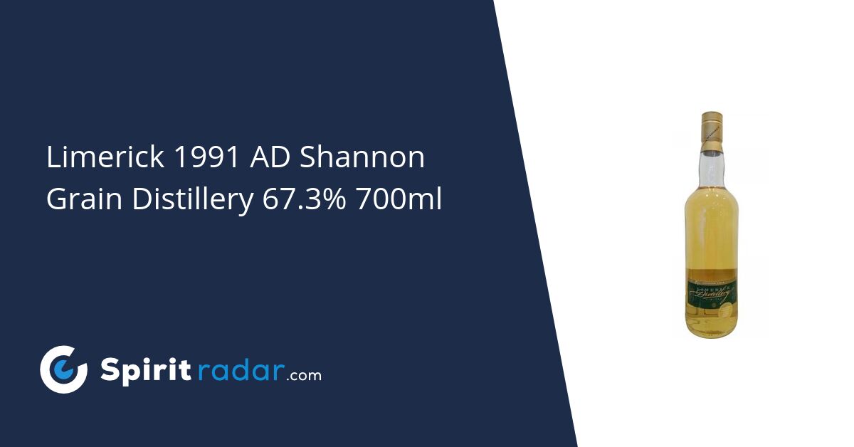 Limerick 1991 AD Shannon Grain Distillery 10839 67.3 700ml Spirit Radar