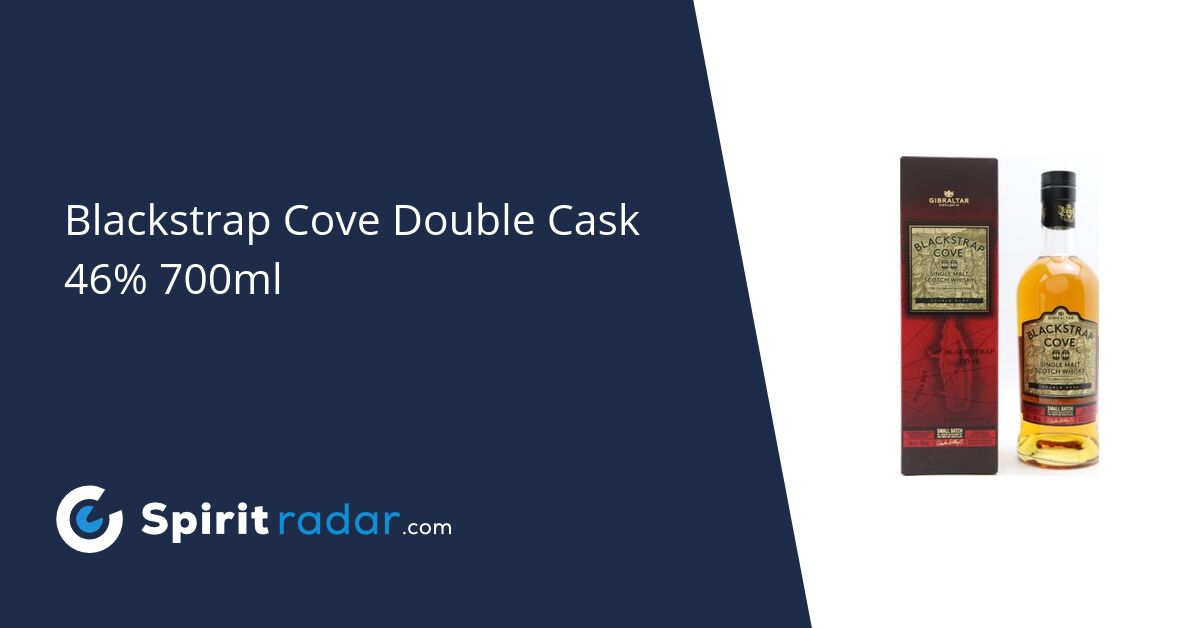 Blackstrap Cove Double Cask 46 700ml Spirit Radar