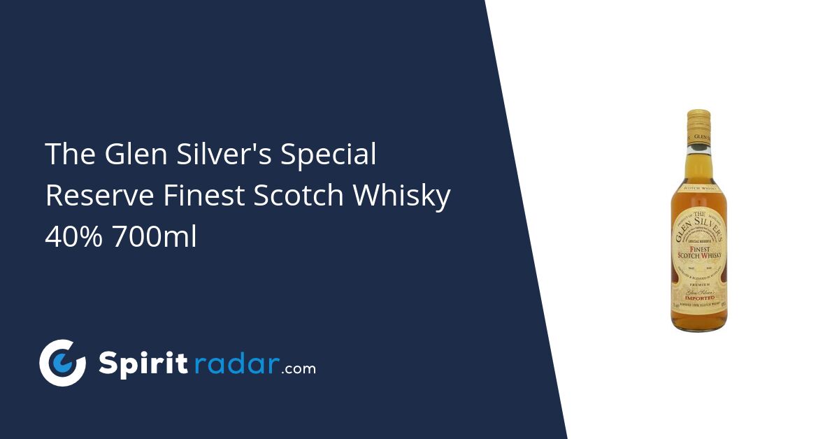 The Glen Silver's Special Reserve Finest Scotch Whisky 40 700ml