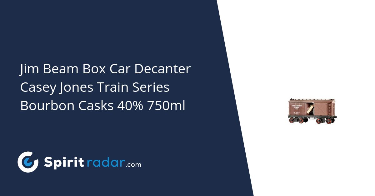 Jim Beam Box Car Decanter Casey Jones Train Series Bourbon Casks 40 750ml Spirit Radar