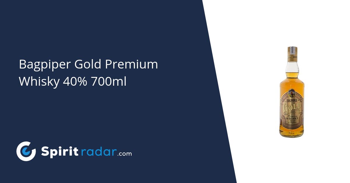 Bagpiper Gold Premium Whisky 40 700ml Spirit Radar