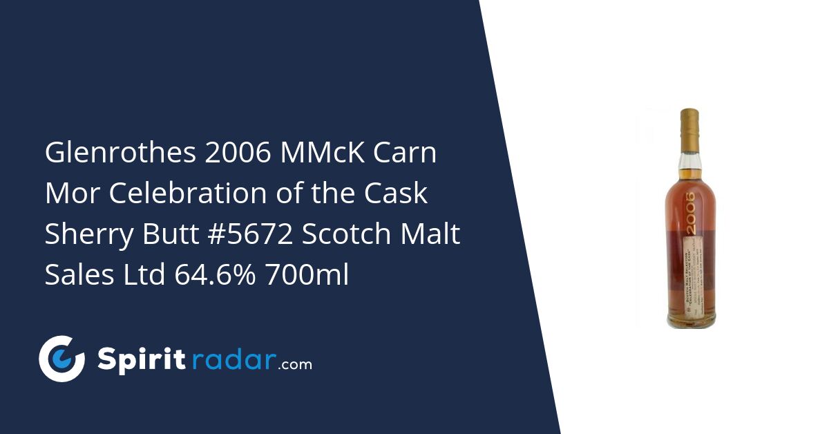 Glenrothes 2006 MMcK Carn Mor Celebration of the Cask Sherry Butt