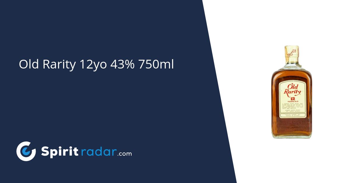 Old Rarity 12yo 43% 750ml - Spirit Radar