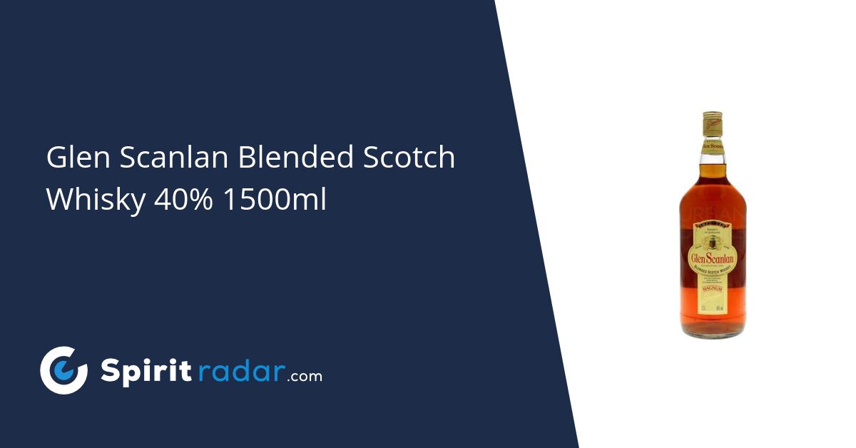 Glen Scanlan Blended Scotch Whisky 40 1500ml Spirit Radar