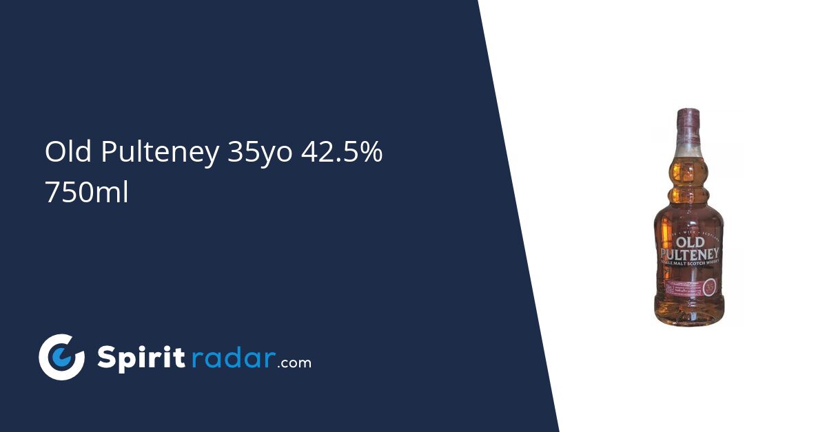 Old Pulteney 35yo 42.5 750ml Spirit Radar