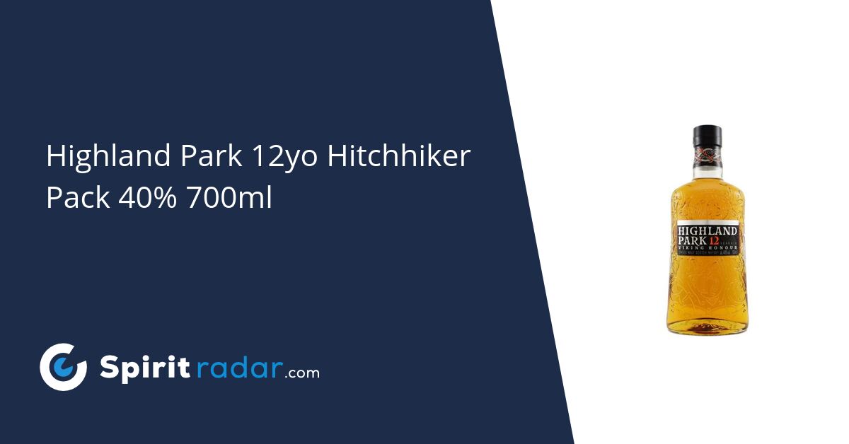 Highland Park 12yo Hitchhiker Pack 40 700ml Spirit Radar