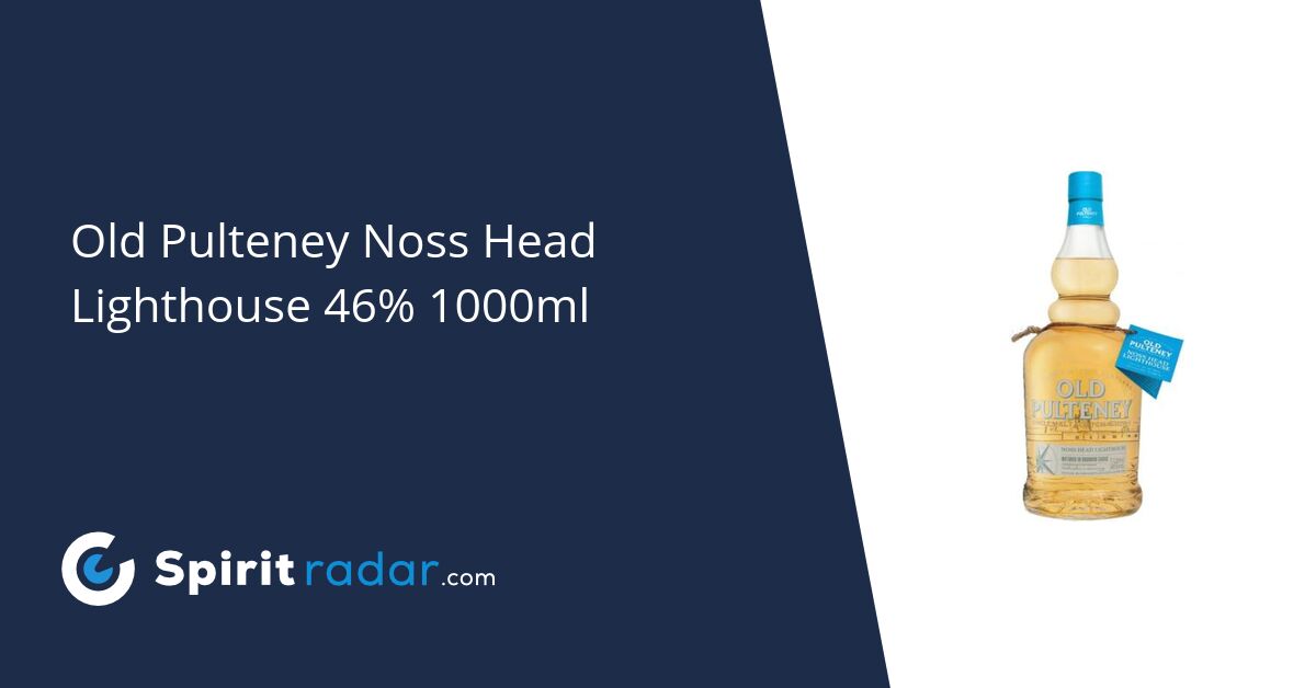 Old Pulteney Noss Head Lighthouse 46% 1000ml - Spirit Radar