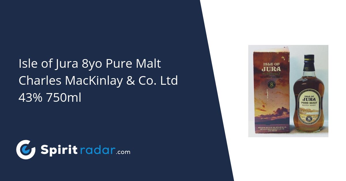 Isle of Jura 8yo Pure Malt Charles MacKinlay & Co. Ltd 43% 750ml