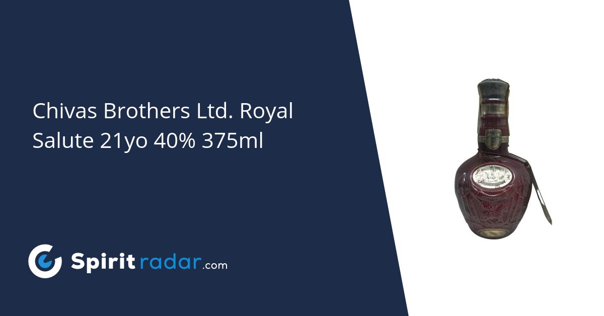 Chivas Brothers Ltd. Royal Salute 21yo 40% 375ml - Spirit Radar