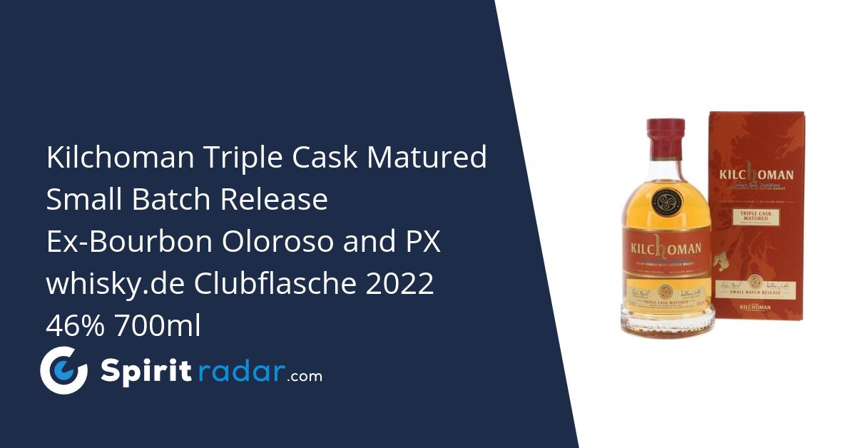 ウイスキー Kilchoman Triple Cask 黄色く熟れたレモン、黄桃、華やかなパイナップル、潮の効いた海