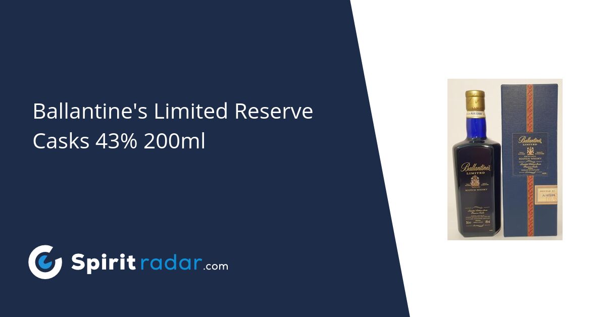 Ballantine's Limited Reserve Casks 43% 200ml - Spirit Radar
