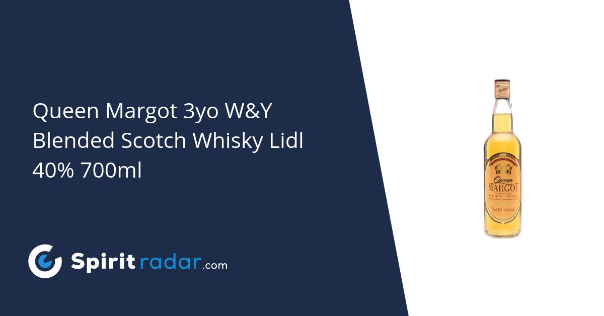 Whisky Spirit Scotch W&Y Margot Radar Lidl 40% 3yo Queen - Blended 700ml