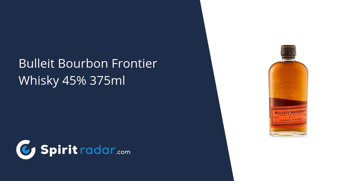 Bulleit Bourbon Frontier Whisky 45% 375ml - Spirit Radar