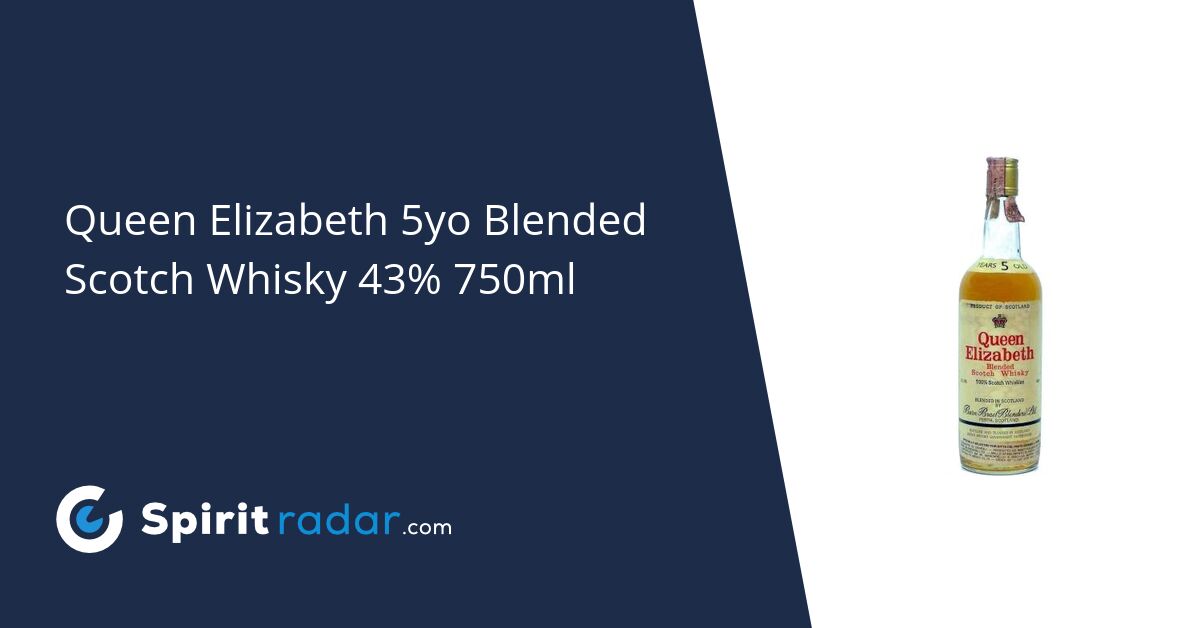 Queen Elizabeth 5yo Blended Scotch Whisky 43% 750ml - Spirit Radar