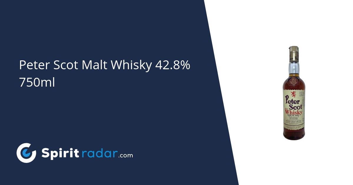Peter Scot Malt Whisky 42.8 750ml Spirit Radar
