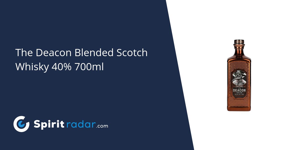 The Deacon Blended Scotch Whisky 40 700ml Spirit Radar