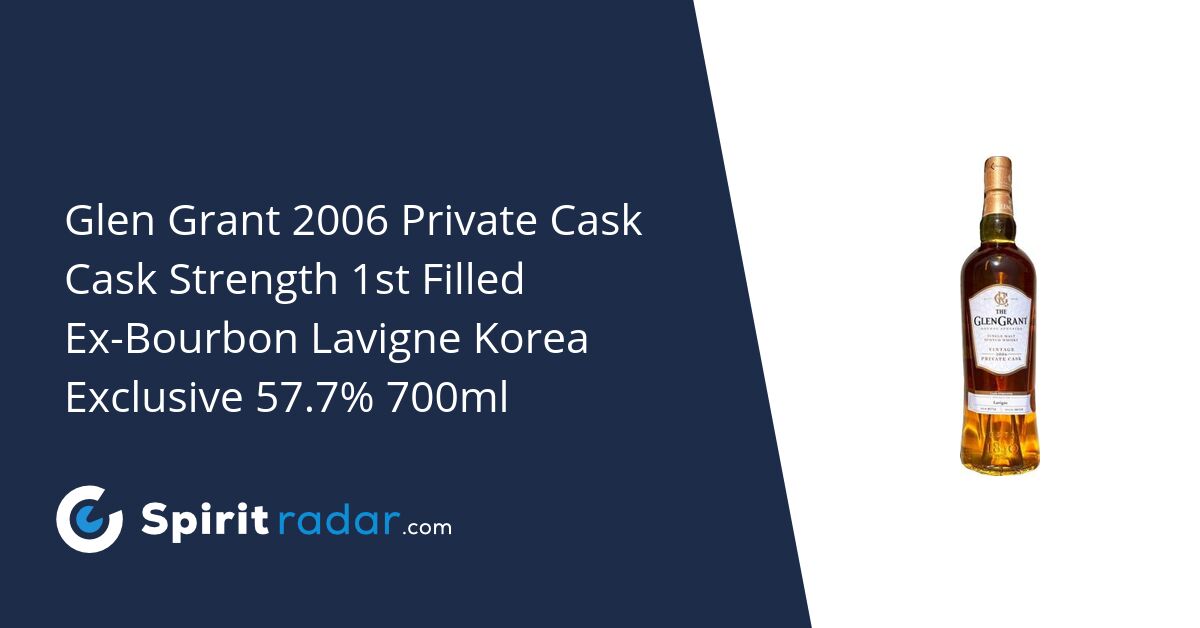 THE GLEN GRANT 2006 PAIVATE CASK 【公式通販】