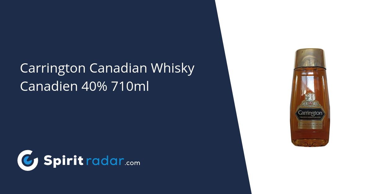 Carrington Canadian Whisky Canadien 40% 710ml - Spirit Radar