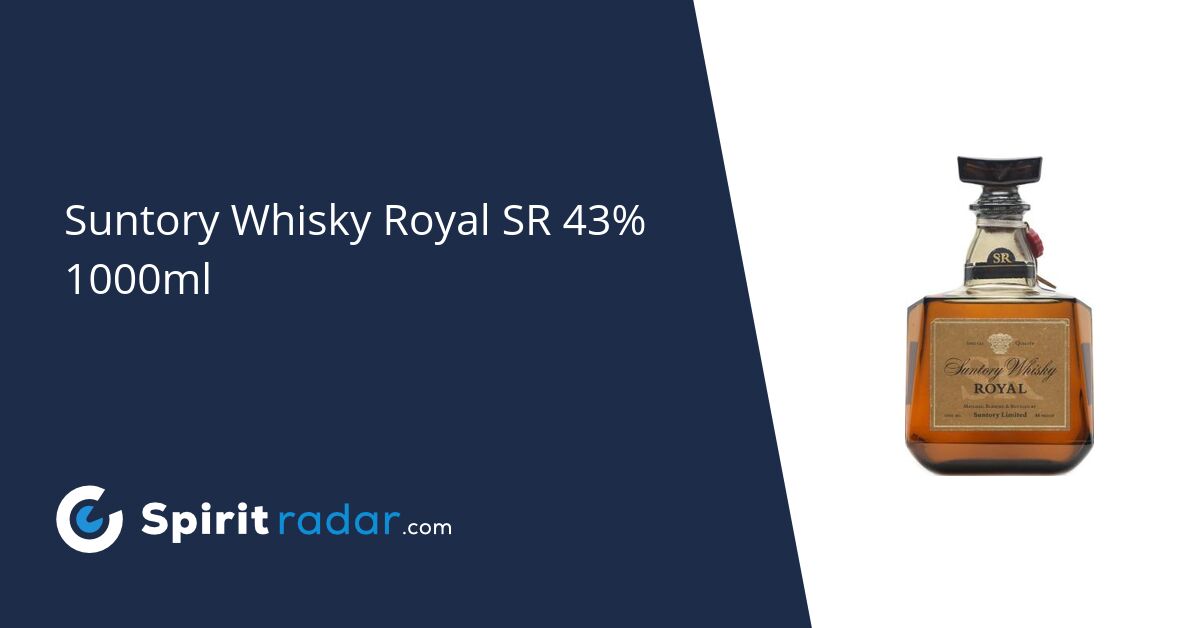 Suntory Whisky Royal SR 43% 1000ml - Spirit Radar