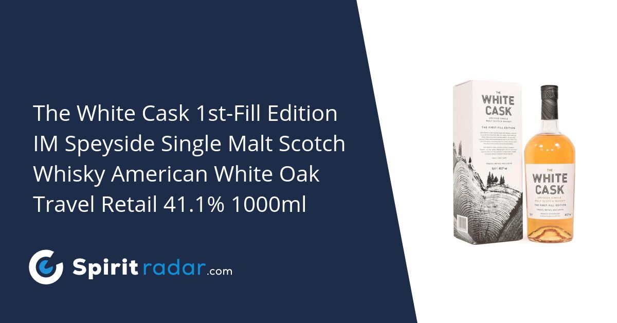 The White Cask 1st-Fill Edition IM Speyside Single Malt Scotch