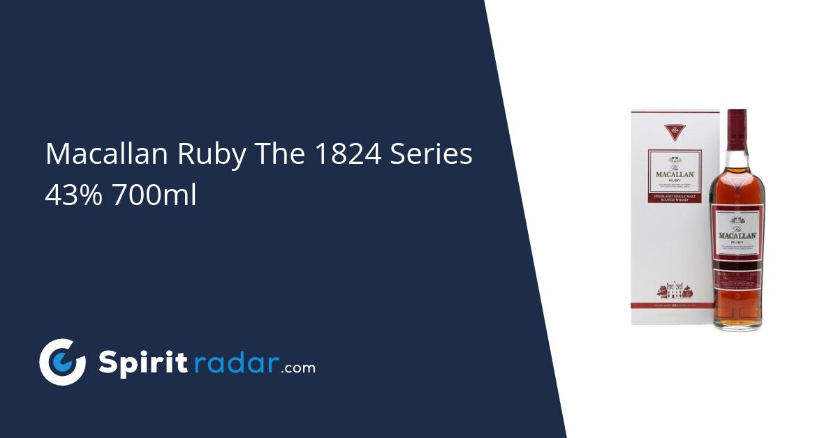 Macallan Ruby The 1824 Series Sherry Oak Casks from Jerez 43% 700ml ...