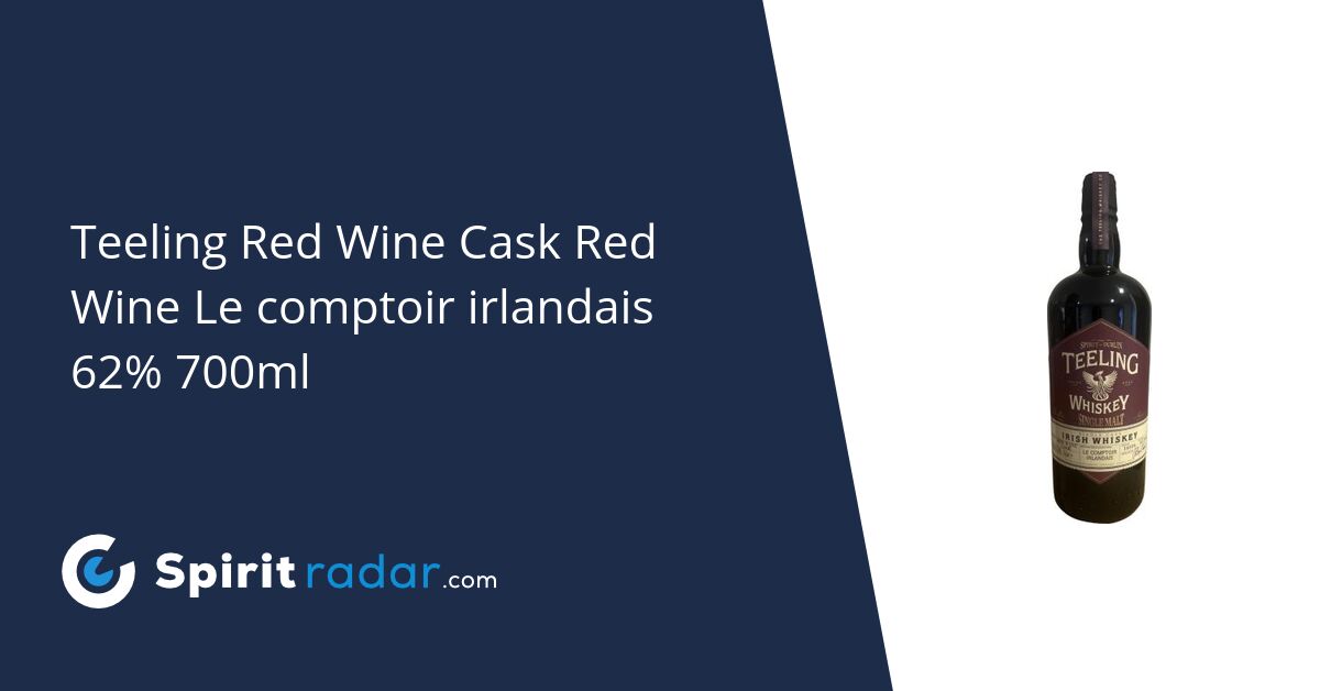Teeling Red Wine Cask Red Wine Le comptoir irlandais 62 700ml Spirit Radar