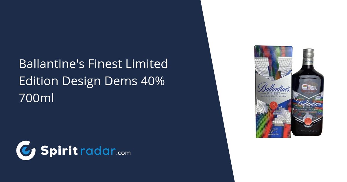 Ballantine's Finest Limited Edition Design Dems 40% 700ml - Spirit