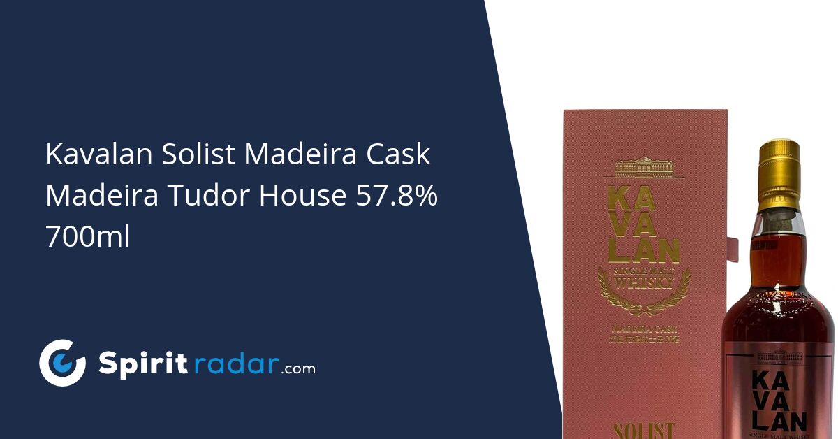 Kavalan Solist Madeira Cask Madeira Tudor House 57.8% 700ml 