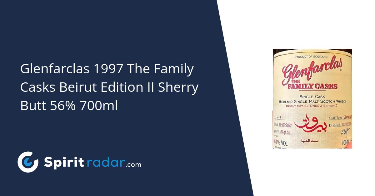 Glenfarclas 1997 The Family Casks Beirut Edition II Sherry Butt 56 