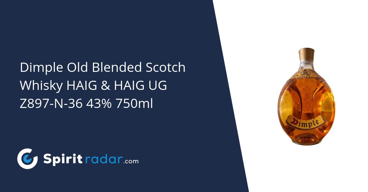 Dimple Old Blended Scotch Whisky HAIG & HAIG UG Z897-N-36 43