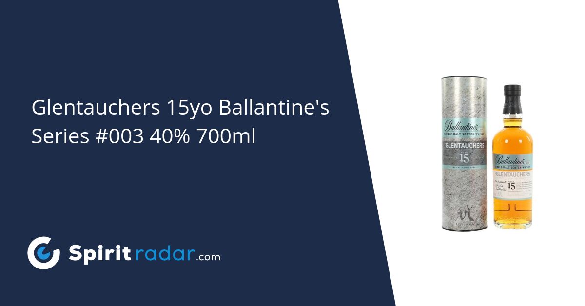 Glentauchers 15yo Ballantine's Series #003 American Oak Casks 40