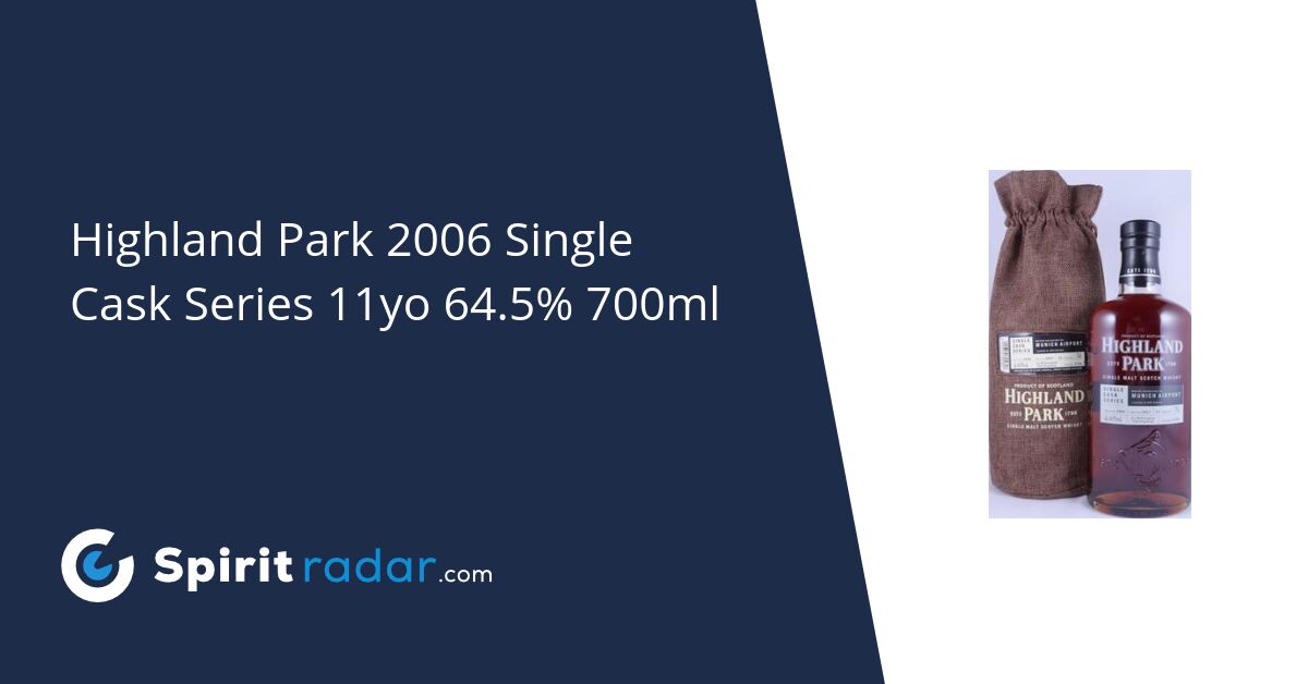Highland Park 2006 Single Cask Series 11yo #3720 Munich Airport
