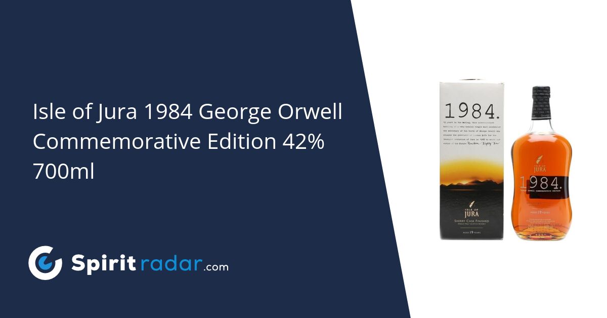 Isle of Jura 1984 Orwell Commemorative Edition 42 700ml Spirit Radar