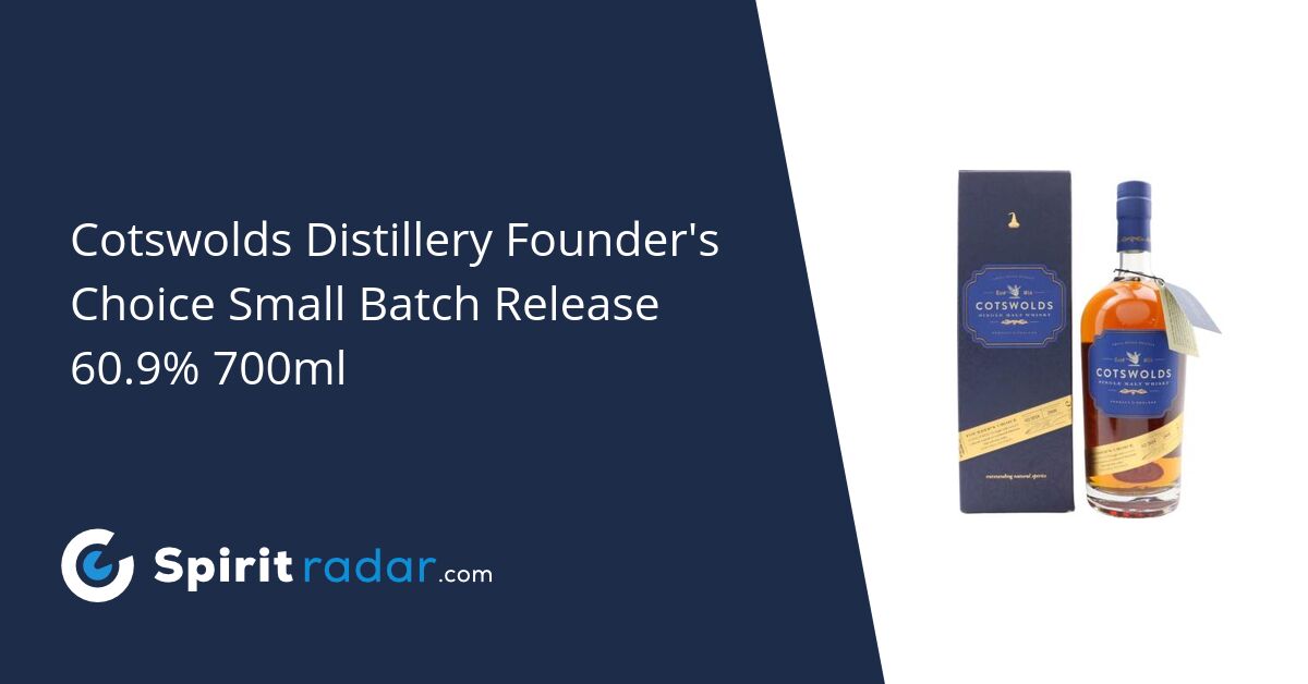 Cotswolds Distillery Founder's Choice Small Batch Release 60.9 700ml