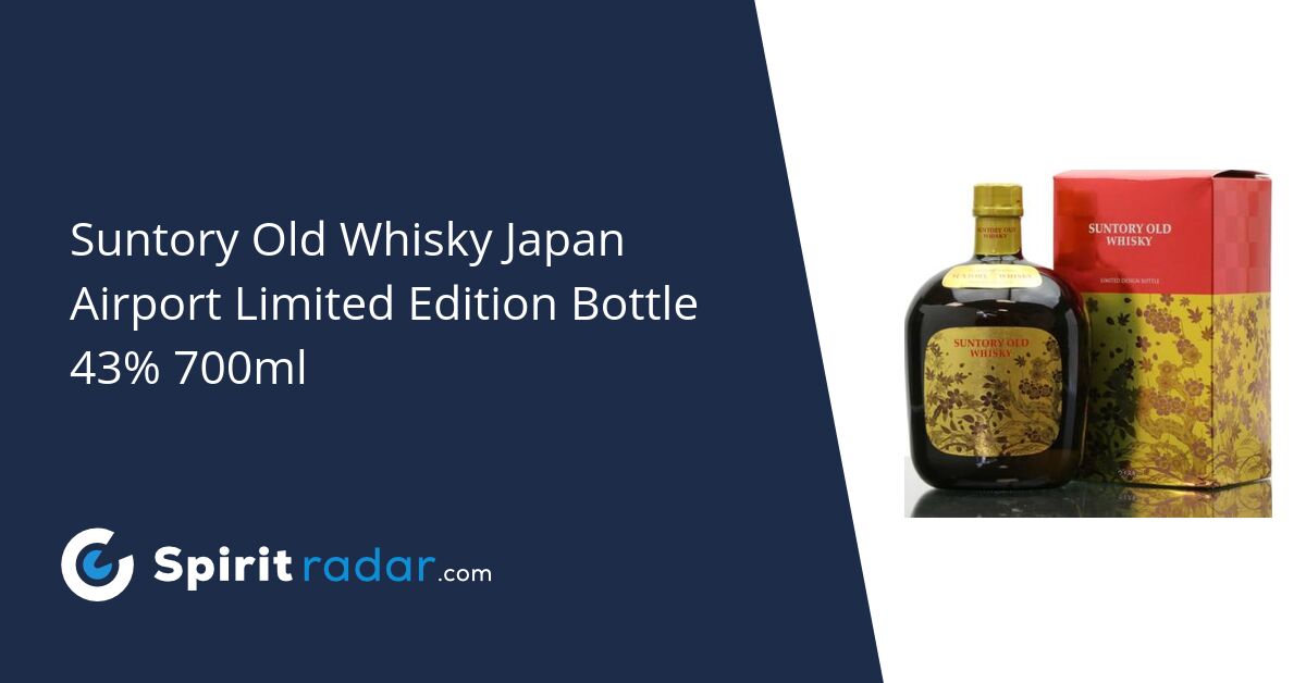Suntory Old Whisky Japan Airport Limited Edition Bottle 43% 700ml 