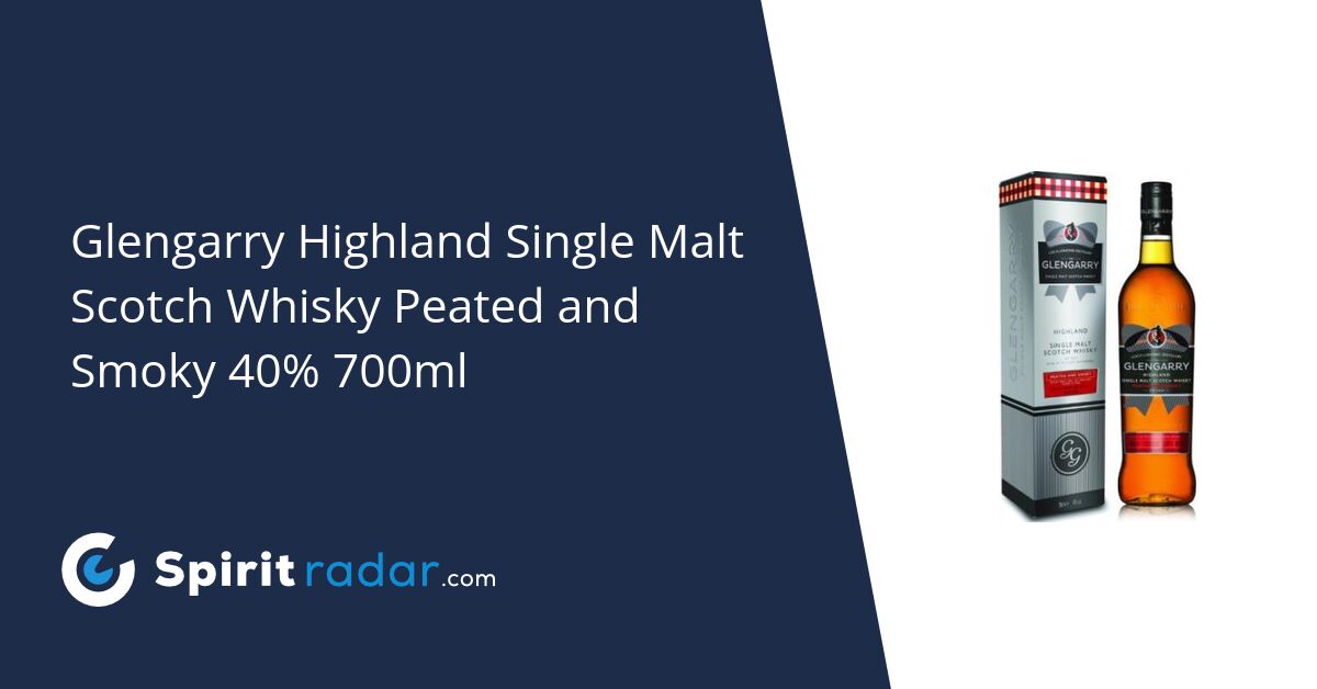 Glengarry Highland Single Malt Scotch Whisky Peated and Smoky oak