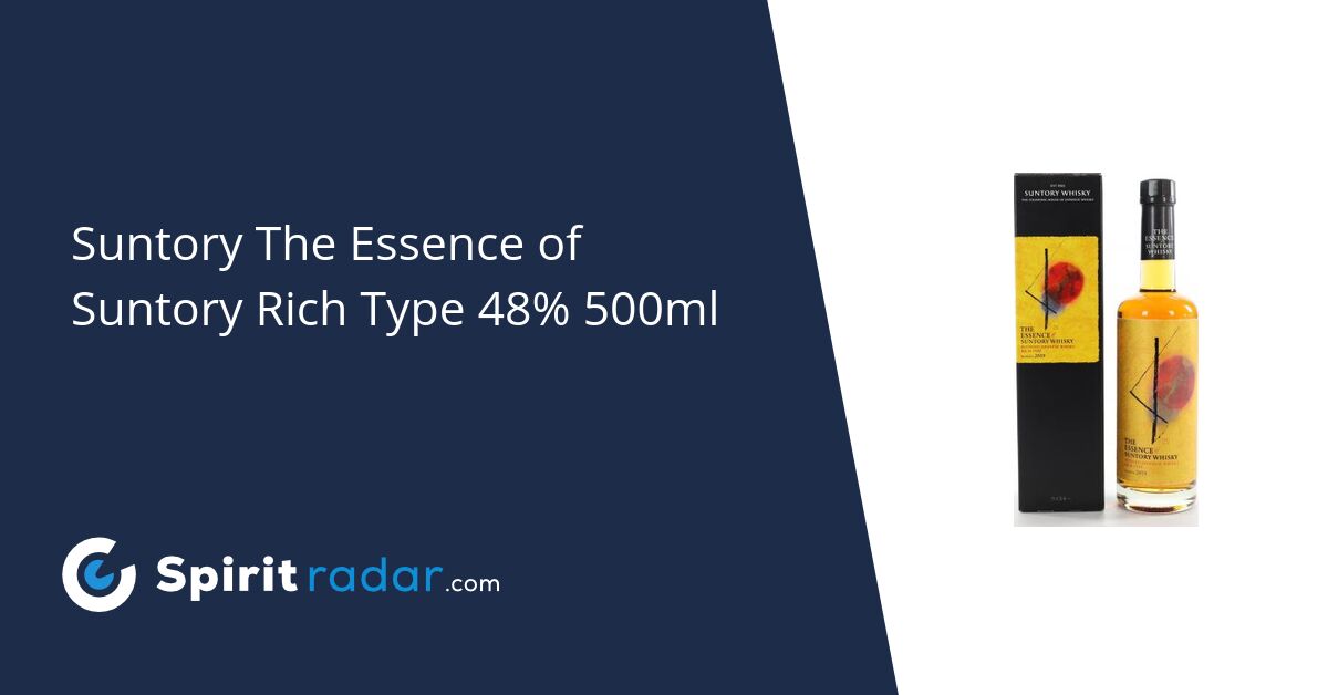 Suntory The Essence of Suntory Rich Type 48% 500ml - Spirit Radar