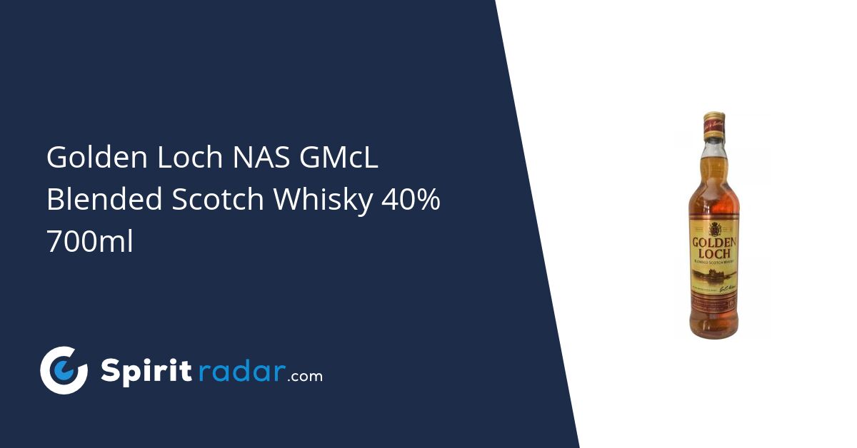 Golden Loch NAS GMcL Blended Scotch Whisky 40 700ml Spirit Radar