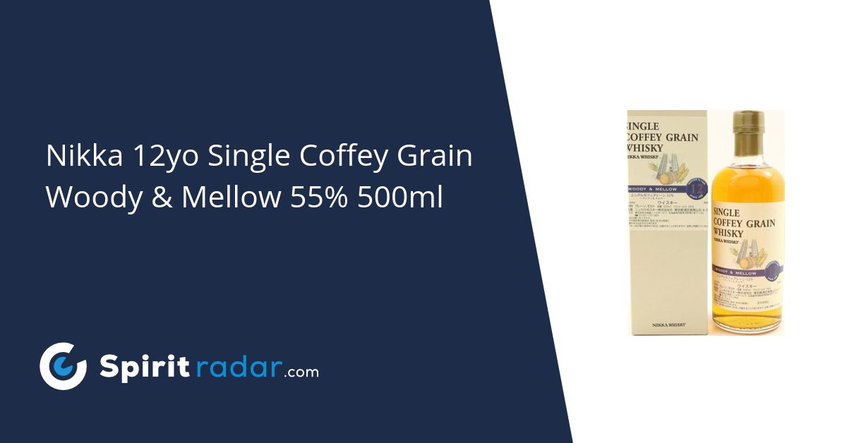 Nikka 12yo Single Coffey Grain Woody & Mellow 55% 500ml - Spirit Radar