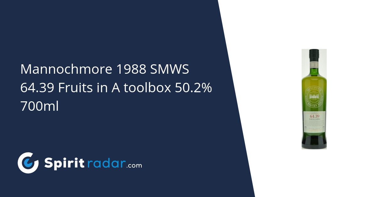 Mannochmore 1988 SMWS 64.39 Fruits in A toolbox Refill exBourbon