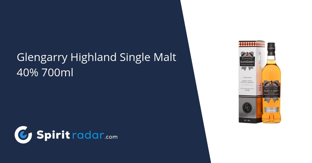 Glengarry Highland Single Malt Oak Barrel ALDI Nord 40 700ml Spirit