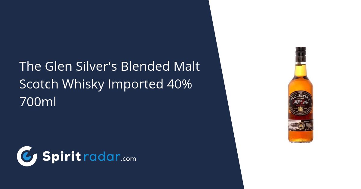 The Glen Silver's Blended Malt Scotch Whisky Imported 40% 700ml ...