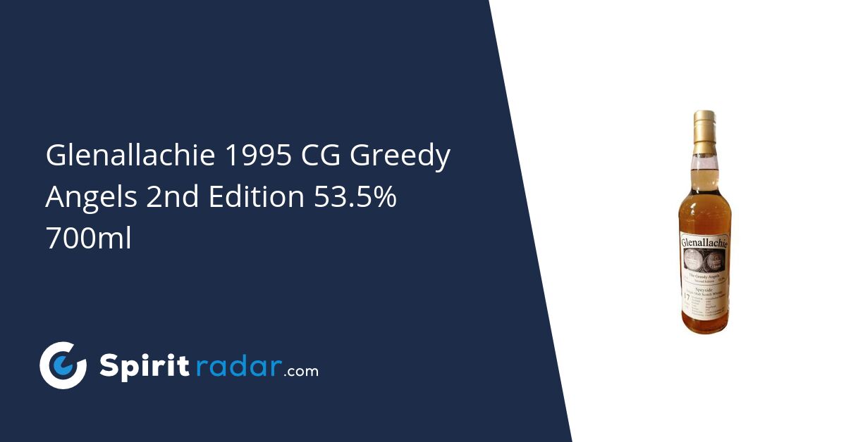 Glenallachie 1995 CG Greedy Angels 2nd Edition 53.5% 700ml - Spirit Radar