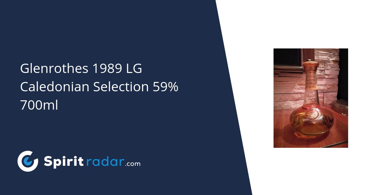 Glenrothes 1989 LG Caledonian Selection Barrel 20119 59 700ml